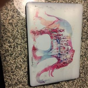 Watercolor elephant computer case